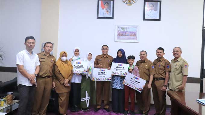 Rida Ananda Sambut Atlet Berprestasi Kota Payakumbuh di O2SN Jakarta