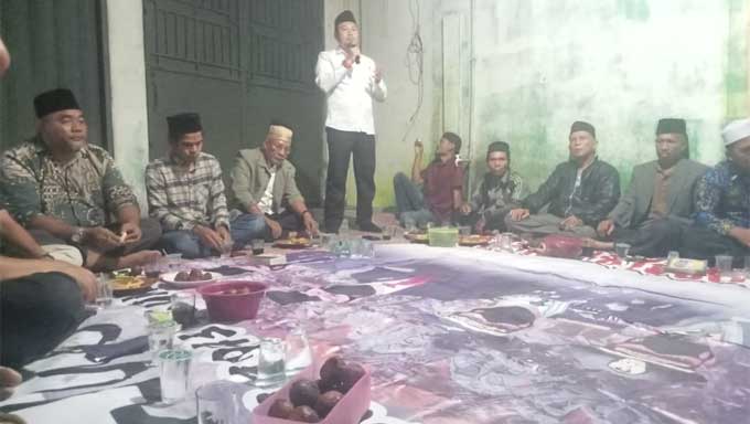 STM Halak Hita Kota Padang Takziah ke Rumah Saddam Rambe