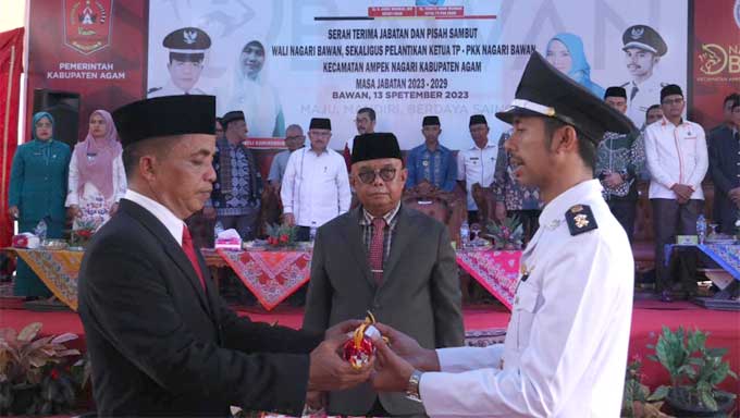 Sertijab Penjabat Walinagari Bawan