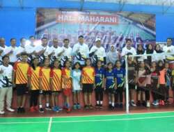 128 Peserta dari 8 Daerah Ikuti Turnamen Bulutangkis Maharani Cup II di Pasbar