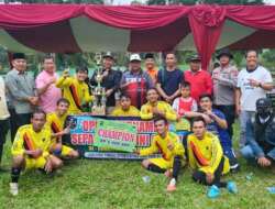 Turnamen Sepak Bola Mini Cup Iv Se-Sumbar Berakhir, Tim M Zaki Juara