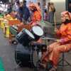 Aksi group kesenian SMA 1 Baso di Festival Seni Nagari Tabek Panjang