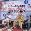 Pentas Dialog Kebudayaan, Yang Muda Berbudaya, yang dihelat oleh Dinas Kebudayaan Provinsi Sumbar di Pusat Kreativitas Generasi Muda Kopi Pahit, Alai Parak Kopi, Kota Padang