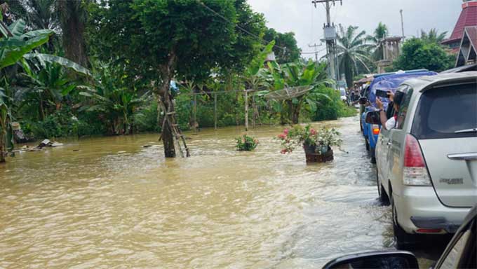 Sejumlah Kecamatan Kebanjiran di Kabupaten Pasaman Barat dilanda banjir