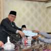 Bupati Agam, Andri Warman saat pembahasan rancangan Ranperda APBD tahun anggaran 2024 bersama DPRD