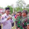 Bupati Solok, Capt. H. Epyardi Asda, Dt. Sutan Majo Lelo, hadiri pembukaan TMMD/N ke–118 TA 2023 di Kabupaten Solok, bertempat di Lapangan Sepak Bola Nagari Tanjung Alai