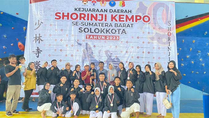 Atlet Kempo Pesisir Selatan di Kejurda Shorinji Walikota Solok Cup