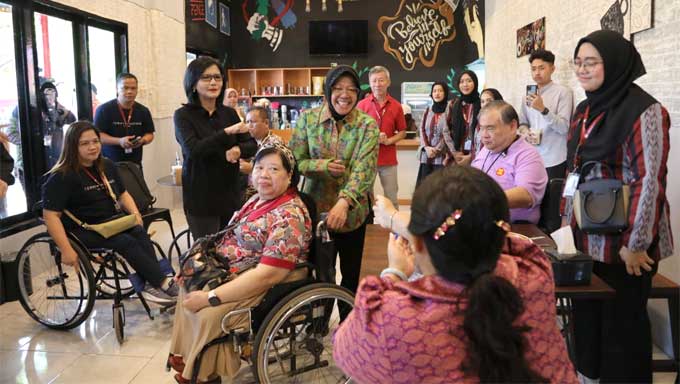 Delegasi AHLF Apresiasi Inovasi Kemensos untuk Alat Mobilitas Penyandang Disabilitas