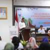 Bupati , H. Epyardi Asda Dt. Sutan Majo Lelo hadiri pembukaan Sosialisasi Pengendalian Gratifikasi dan Bimtek Monev Program Pengendalian Gratifikasi di Lingkup Pemerintah Kabupaten Solok, Rabu (11/10/2023)
