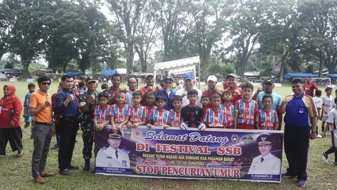 Pembukaan Festival Ssb Padang Tujuh Ku-12 Se-Sumatera
