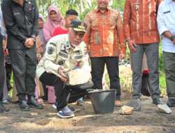 Gubernur Sumbar Letakkan Batu Pertama Pembangunan Jembatan Api-Api di Simalanggang