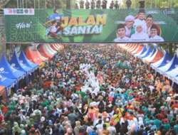 Jutaan Peserta Ikuti Jalan Santai Hari Santri 2023 Di Surabaya