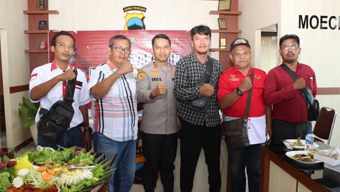 HUT Humas Polri, Kapolres Purworejo Gelar Ramah Tamah dengan Awak Media