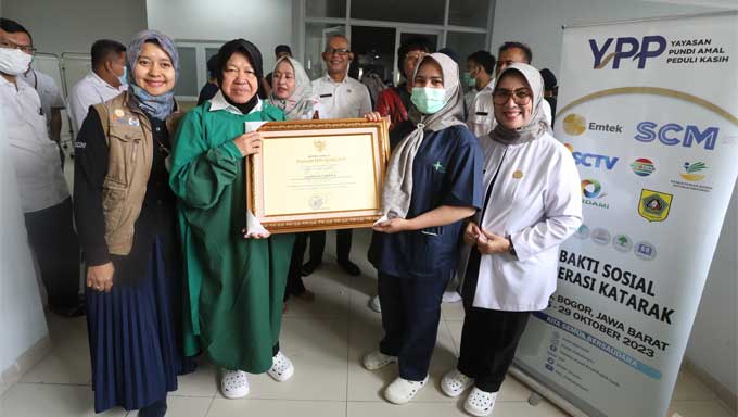 Kemensos Fasilitasi Operasi Katarak Gratis bagi 350 Lansia di Bogor