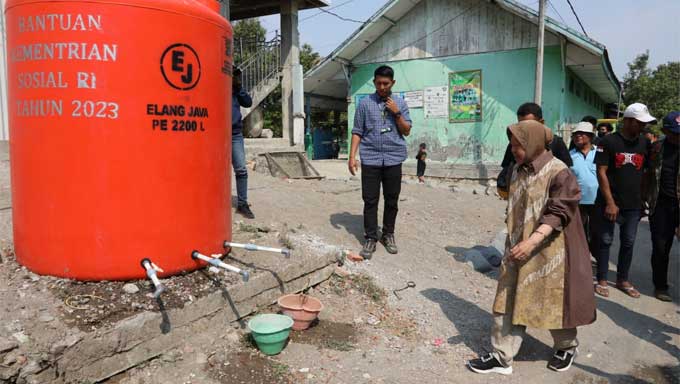 Mensos bantu atasi krisis air bersih di Desa Klitih Jombang