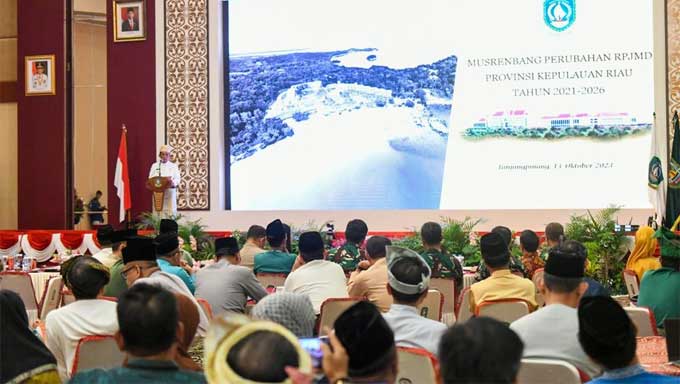 Gubernur Ansar Ahmad Buka Musrenbang Perubahan RPJMD Kepri 2021-2026