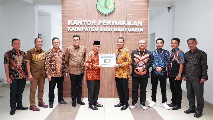 PT Pegadaian Sumbagsel Sowan ke Pj Bupati Muba, Apriyadi Mahmud