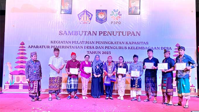 Pelatihan Peningkatan Kapasitas Aparatur Pemerintah Desa dan Pengurus Kelembagaan Desa melalui Program Penguatan Pemerintahan dan Pembangunan Desa (P3PD) Tahun 2023