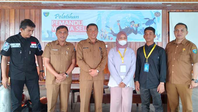 40 Pemandu Selam Ikuti Pelatihan dari Dinas Pariwisata Pessel