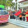 Gubernur Mahyeldi bersama Ketua DPRD Sumbar Lepas Pendistribusian Bantuan Beras SPHP dan GPM