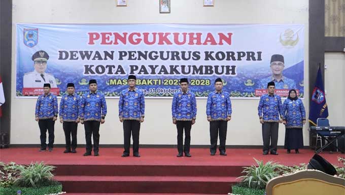 Pengukuhan Pengurus KORPRI Kota Payakumbuh Masa Bakti 2023-2028