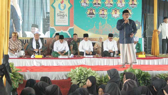 Peringatan Hari Santri di Bayung Lencir