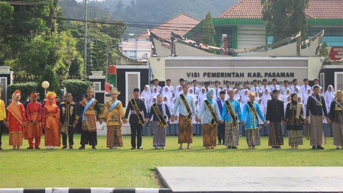 Upacara Peringatan Hari Sumpah Pemuda di Kabupaten Pasaman