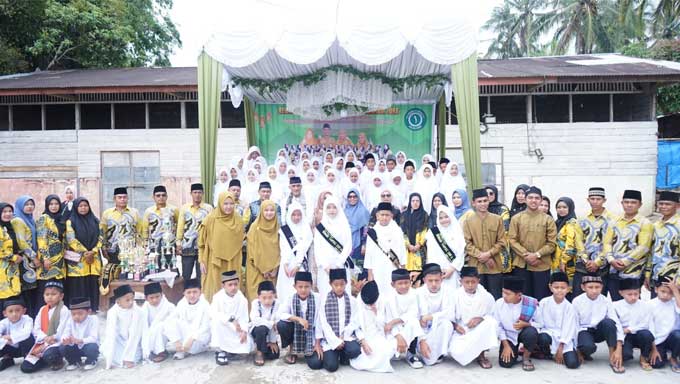 Pondok Alquran At-Tauhid Mushalla Al-Ikhlas Nagari Guguak Wisuda Tahfiz dan Khatam Iqra'