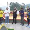Wali Kota Padang Panjang, H. Fadly Amran, BBA Datuak Paduko Malano meninjau progres pembangunan proyek Skatepark Sport Center