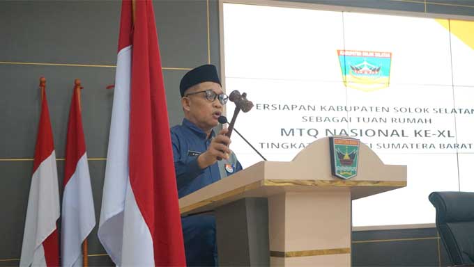 Sekretaris Daerah Kabupaten Solok Selatan H. Syamsurizaldi