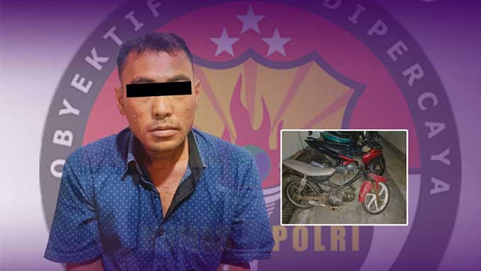 Tujuh Bulan Buron, Tersangka Curanmor Ini Ditangkap Polisi di Pangkalan Koto Baru 1 Tersangka Curanmor Ditangkap Polisi di Pangkalan Koto Baru