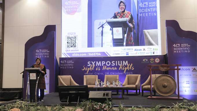 Mensos Paparkan Strategi Multisektor Tangani Kebutaan di Indonesia