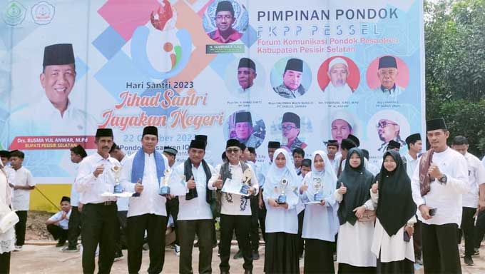 Hari Santri, Kafilah KUA Ranah Pesisir Borong Juara 1, 2 dan 3 Cabang Tahfiz Quran Juz 30