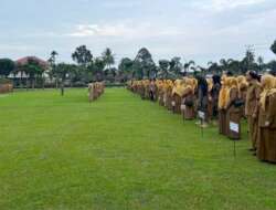 Pimpin Apel Gabungan Pemkab Agam, Ini Pesan Sekda Edi Busti