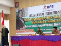 Kunker di Batam, Wagub Sumbar Motivasi Mahasiswa agar Berkarir sebagai Entrepreneur