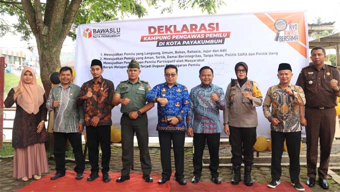Bawaslu Kota Payakumbuh Gelar Deklarasi Pemilu Damai 1 Bawaslu Kota Payakumbuh Gelar Deklarasi Pemilu Damai