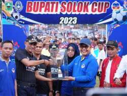 Pemukulan Gendang Tandai Mulainya Bupati Solok Cup