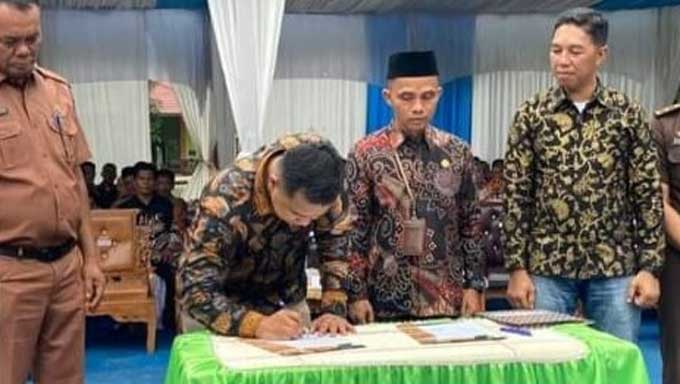 Bawaslu Pessel Deklarasi Kampung Pengawasan Pemilu Partisipatif Di Binjai Tapan