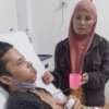 Eka Nofri Juliadi (44), warga Padang Laring berjuang melawan penyakit kanker darah