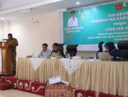Pemkab Agam bersama LPER-FEB Unand Selenggarakan FGD Laporan Hasil Akhir Kajian Nilai Tukar Petani