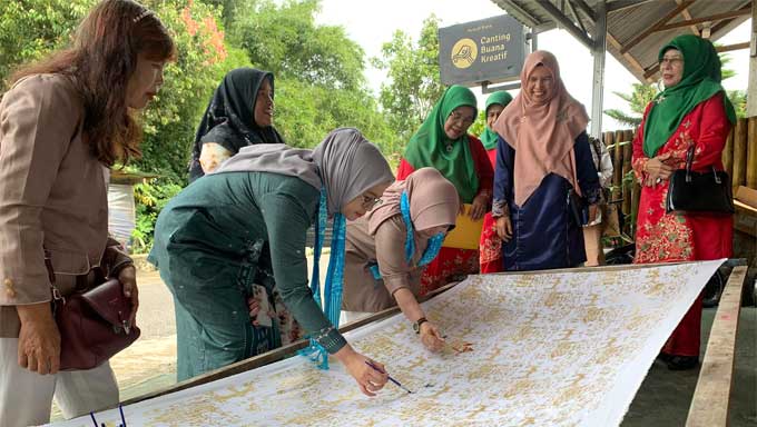 GOW Kuantan Singingi Kagumi Keindahan dan Canting Buana Padang Panjang