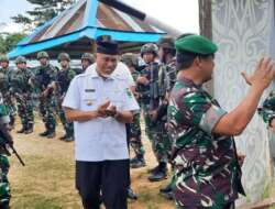 Gubernur dan Forkopimda Sumbar Kunjungi Prajurit Satgas Yonif 133/YS di Sorong