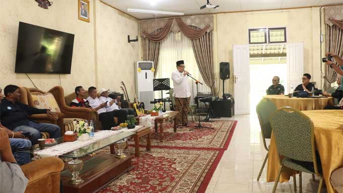 Pj Wako Payakumbuh, Jasman saat silaturahmi dengan Jurnalis Luak Limopuluah