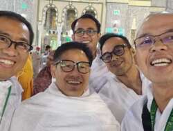 KH Maman Imanulhaq saat tunaikan ibadah haji