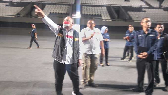 Kepala BP2MI Tinjau Lokasi Persiapan Hari Migran Internasional di Kawasan GBK