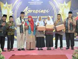 Malam Apresiasi Cabdindik Wilayah III Solok Raya
