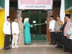 Peresmian Status Musala Menjadi Masjid Syarifah Assalam Di Jorong Bukit Malintang Barat, Nagari Lubuk Gadang, Kecamatan Sangir