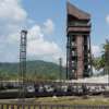 Menara Songket di Kawasan Saribu Rumah Gadang, Nagari Koto Baru, Kecamatan Sungai Pagu.