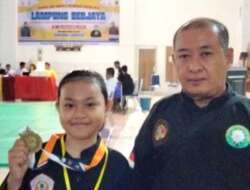 Murid SDN 1 Gapura Kotabumi Sabet Medali Emas Pencak Silat Teratai Putih Tingkat Lampung