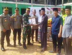 Rakorbin SDM, Polres Muba Adakan Bhakti Kesehatan, Sosial dan Penanaman Pohon